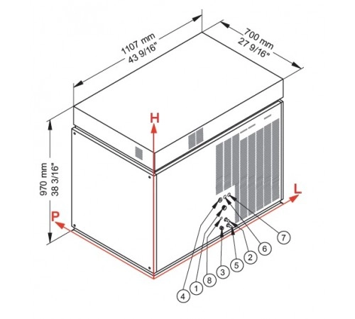 Льодогенератор Brema Muster 1500A