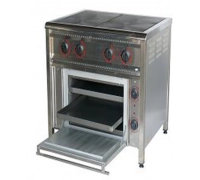 Плита електрична 4-х конф., з жарочним шафою ПЕ-4Ш