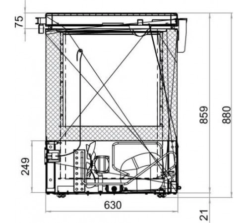 Морозильний скринь SF150LF-S Polair