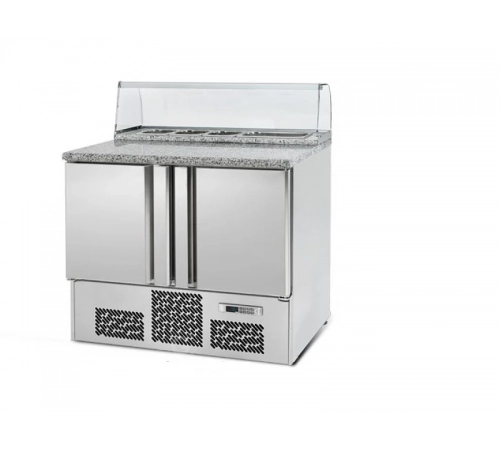 Саладетта/холодильний стіл для піци - 0,9 x 0,7 м