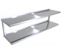 Полиця кухонна навісна 2-х рівнева