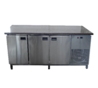 Холодильний стіл з гранітною стільницею 3 двері, без борту
