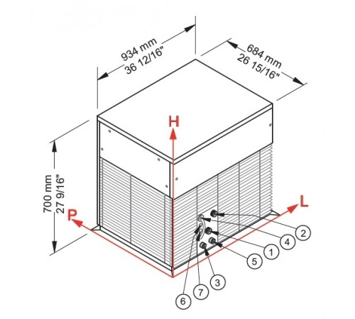 Льодогенератор Brema G1000A
