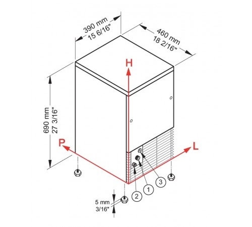 Льодогенератор Brema CB249AHC B-QUBE
