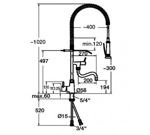 Душ миючий Bartscher 400123