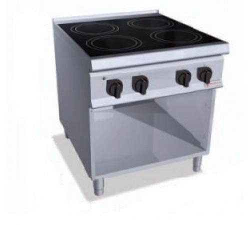 Плити електричні на закритій базі Bertos SE9P4MP/VTR + S2P400