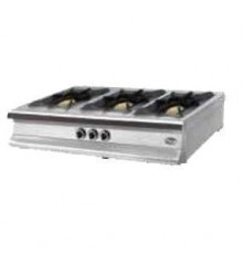 Плита 3-х конфоркова настільна М015-3N (40х40)