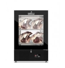 Шафа холодильна Meatico AC9528 STG GREEN MEAT 150 BLACK GLASS