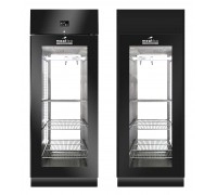 Шафа холодильна Meatico AC9608 STG GREEN MEAT 700 BLACK PANORAMA