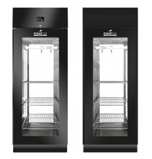 Шафа холодильна Meatico AC9608 STG GREEN MEAT 700 BLACK PANORAMA