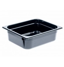 Гастроємність із чорного полікарбонату 1/2 (H) 65 мм