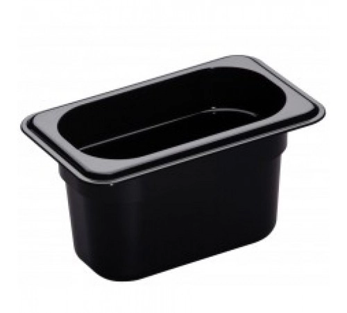 Гастроємність із чорного полікарбонату GN1/9 (H) 100 мм