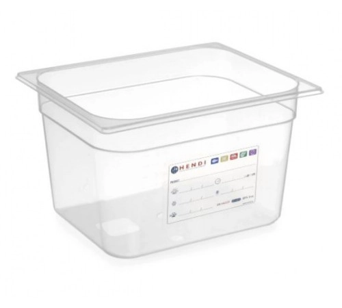 Гастроємність HACCP з поліпропілену GN 1/2 (H) 150 мм