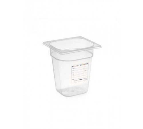 Гастроємність HACCP з поліпропілену GN 1/6 (H) 100 мм
