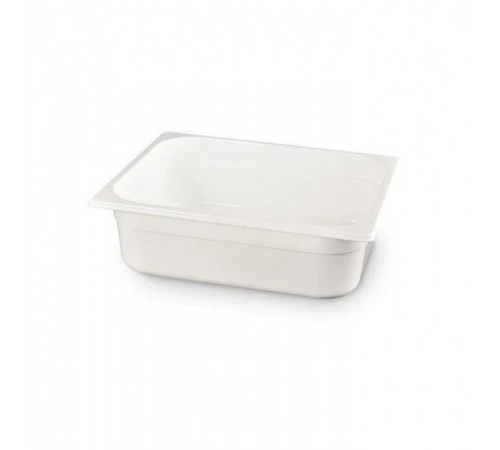 Гастроємність із білого полікарбонату GN 1/2 (H) 100 мм