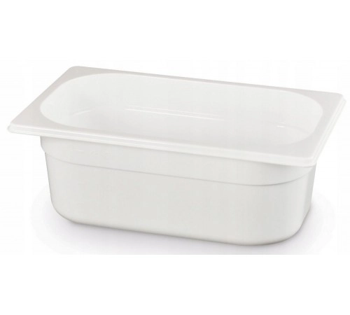 Гастроємність із білого полікарбонату GN 1/4 (H) 65 мм