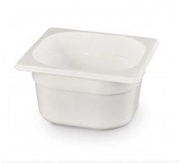 Гастроємність із білого полікарбонату GN 1/6 (H) 100 мм