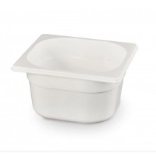 Гастроємність із білого полікарбонату GN 1/6 (H) 100 мм