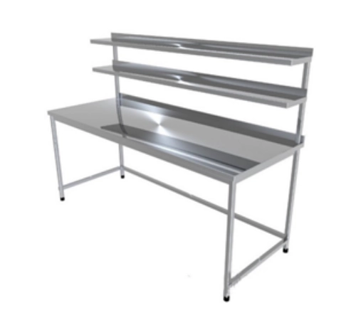 Стіл виробничий з двома верхніми поліцями економ 430