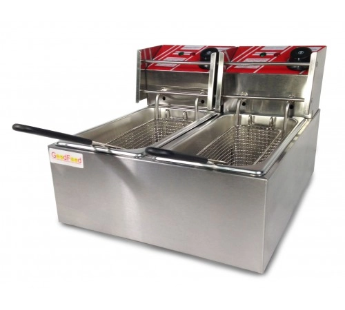 Фритюрниця підвійна електрична професійна GoodFood EF44