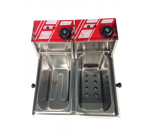 Фритюрниця підвійна електрична професійна GoodFood EF44