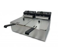 Фритюрниця підвійна електрична професійна GoodFood EF66 BLACK