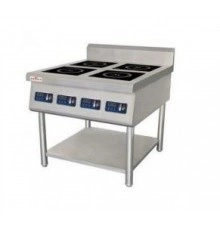 Плита індукційна 4-х конфоркова CustomHeat SL-35-KP-4-N