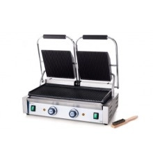 Гриль контактний підвійний Hendi верхня і нижня повнрхність рифлені