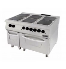 Промислова електрична плита 6 конфорок з духовкою OZTI OSOEF 8090