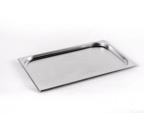 Гастроємність Brillis перфорована н/с без ручок 1/1x20mm, Ø 3 mm