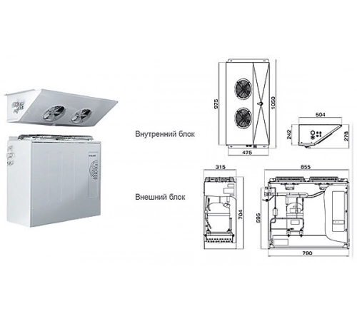Низькотемпературна спліт-система Professional SB216P POLAIR