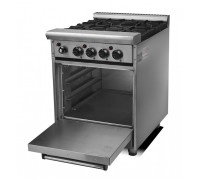 Плита газова 4-х конфоркова з духовкою GR4-24 CustomHeat