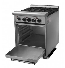 Плита газова 4-х конфоркова з духовкою GR4-24 CustomHeat