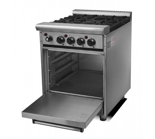 Плита газова 4-х конфоркова з духовкою GR4-24 CustomHeat