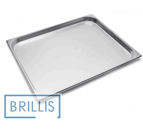 Гастроємність Brillis н/ж сталь GN 2/1-40 мм (650х530х40мм)