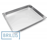 Гастроємність Brillis н/ж сталь GN 2/1-65 мм (650х530х65мм)