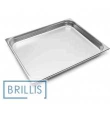 Гастроємність Brillis н/ж сталь GN 2/1-65 мм (650х530х65мм)