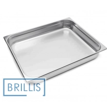 Гастроємність Brillis н/ж сталь GN 2/1-100 мм (650х530х100мм)