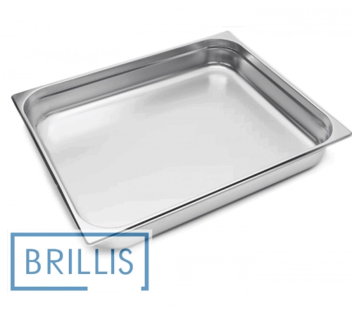 Гастроємність Brillis н/ж сталь GN 2/1-100 мм (650х530х100мм)