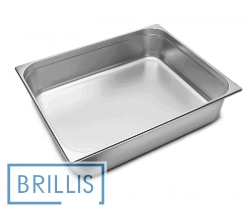 Гастроємність Brillis н/ж сталь GN 2/1-150 мм (650х530х150мм)