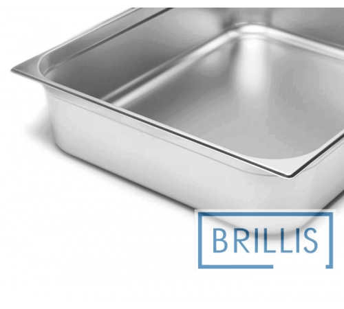 Гастроємність Brillis н/ж сталь GN 2/1-150 мм (650х530х150мм)