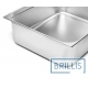 Гастроємність Brillis н/ж сталь GN 2/1-200 мм (650х530х200мм)