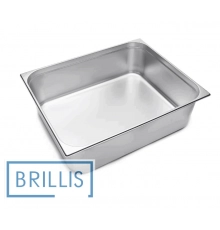 Гастроємність Brillis н/ж сталь GN 2/1-200 мм (650х530х200мм)