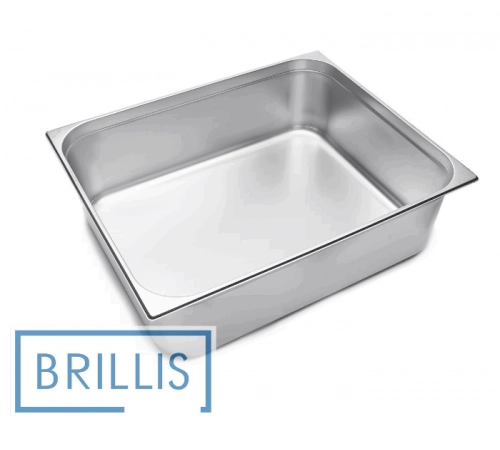 Гастроємність Brillis н/ж сталь GN 2/1-200 мм (650х530х200мм)