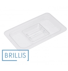 Кришка з полікарбонату GN 1/4 Brillis (265х162)