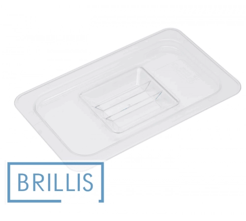 Кришка з полікарбонату GN 1/4 Brillis (265х162)