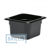Гастроємність РС 1/6-100 мм із полікарбонату Brillis (159х173х100) чорна