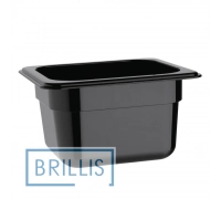 Гастроємність РС 1/9-100 мм із полікарбонату Brillis (108х176х100) чорна