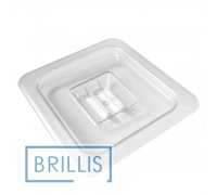 Кришка гастроємності BRILLIS із полікарбонату GN 1/6, прозрачна