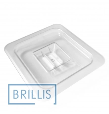 Кришка гастроємності BRILLIS із полікарбонату GN 1/6, прозрачна